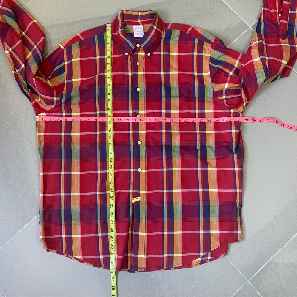 Brooks Brothers Plaid Button Down Shirt - Picture 8 of 8